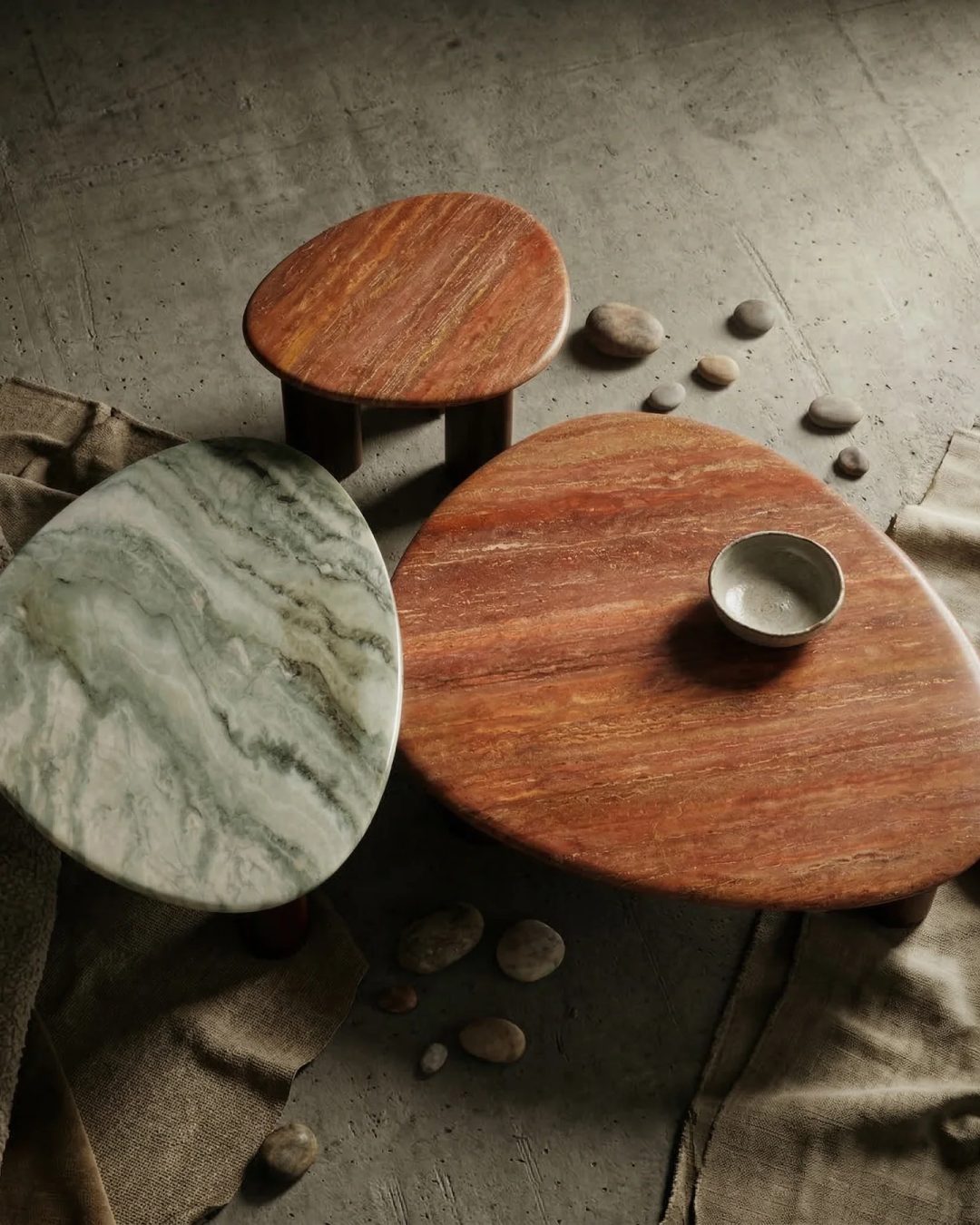 Dune Pebble Coffee Table (M)